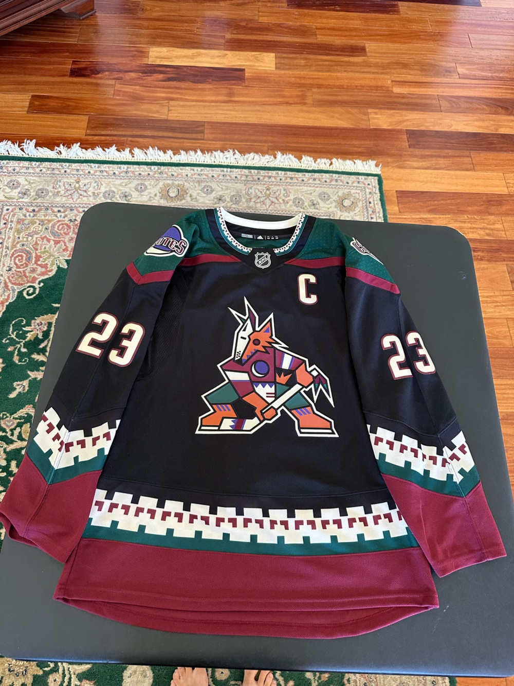 Adidas NHL Arizona Coyotes Ekman-Larsson OEL Home Jersey Mens 44 Vintage